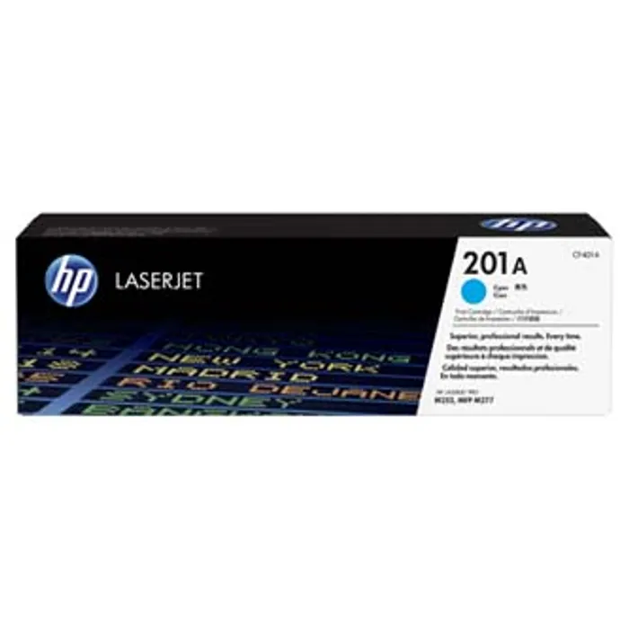 Główne zdjęcie produktu HP originální toner CF401A, cyan, 1330str., HP 201A, HP Color LaserJet MFP 277, Pro M252,