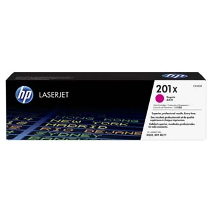 Główne zdjęcie produktu HP originální toner CF403X, magenta, 2300str., HP 201X, HP Color LaserJet MFP 277, Pro M2