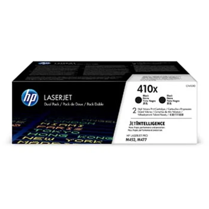 Główne zdjęcie produktu HP originální toner CF410XD, black, 13000 (2x6500)str., HP 410X, high capacity, HP LJ Pro