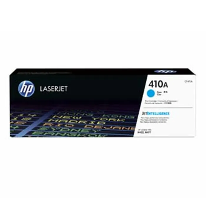 Główne zdjęcie produktu HP originální toner CF411A, cyan, 2300str., HP 410A, HP LJ Pro M452, LJ Pro MFP M477, 600