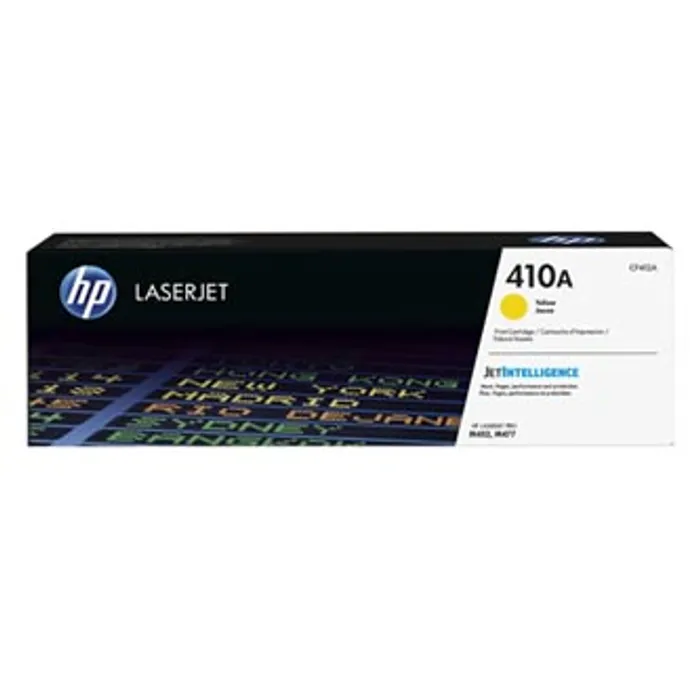 Główne zdjęcie produktu HP originální toner CF412A, yellow, 2300str., HP 410A, HP LJ Pro M452, LJ Pro MFP M477, 6