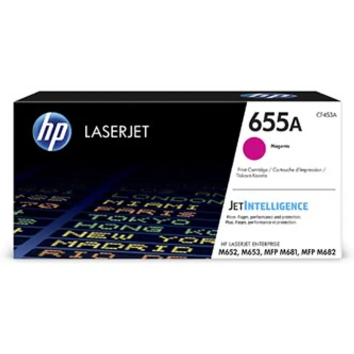 Główne zdjęcie produktu HP originální toner CF453A, magenta, 10500str., HP 655A, HP Color LaserJet Enterprise M65