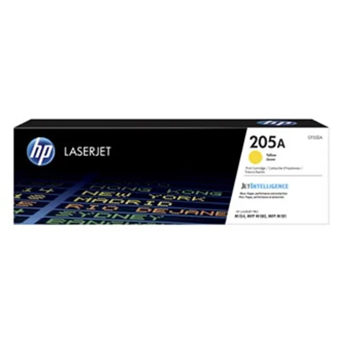 Główne zdjęcie produktu HP originální toner CF532A, yellow, 900str., HP 205A, HP Color LaserJet Pro M180n, M181fw