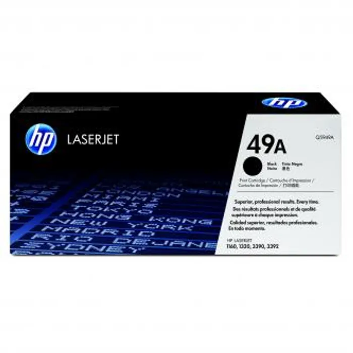 Główne zdjęcie produktu HP originální toner Q5949A, black, 2500str., HP 49A, HP LaserJet 1160, 1320, 3390, 3392,