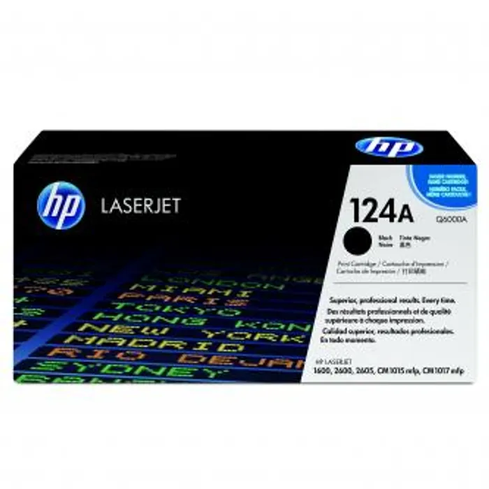 Główne zdjęcie produktu HP originální toner Q6000A, black, 2500str., HP 124A, HP Color LaserJet 1600, 2600n, 2605