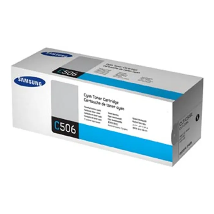 Główne zdjęcie produktu HP originální toner SU038A, CLT-C506L, cyan, 3500str., C506S, high capacity, Samsung CLP-