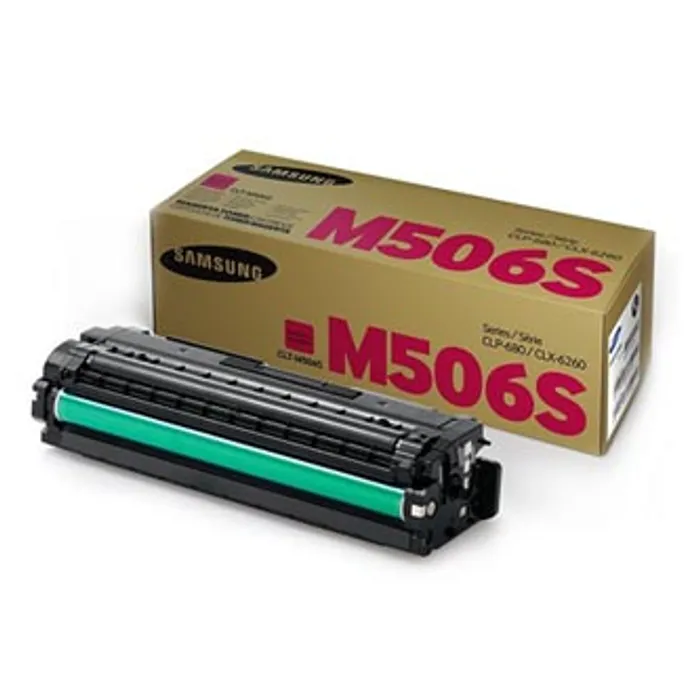Główne zdjęcie produktu HP originální toner SU314A, CLT-M506S, magenta, 1500str., M506S, Samsung CLP-680DW, CLP-6
