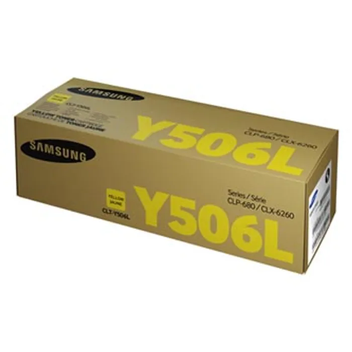 Główne zdjęcie produktu HP originální toner SU515A, CLT-Y506L, yellow, 3500str., Y506S, high capacity, Samsung O