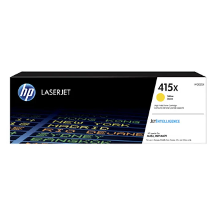 Główne zdjęcie produktu HP originální toner W2032X, yellow, 6000str., HP 415X, high capacity, HP Color LaserJet P