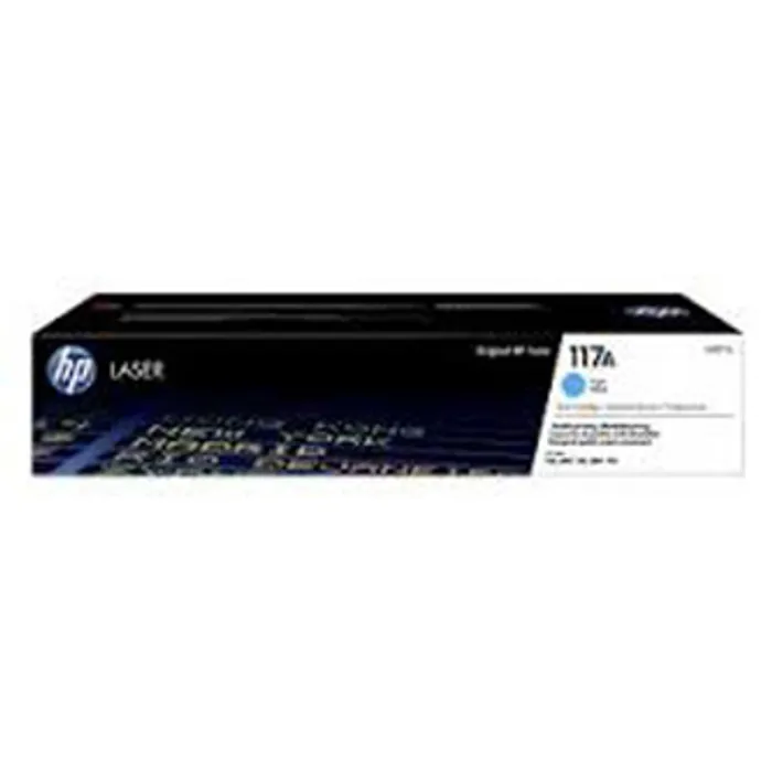 Główne zdjęcie produktu HP originální toner W2071A, cyan, 700str., HP 117A, HP Color Laser 150, MFP 178, MFP 179,