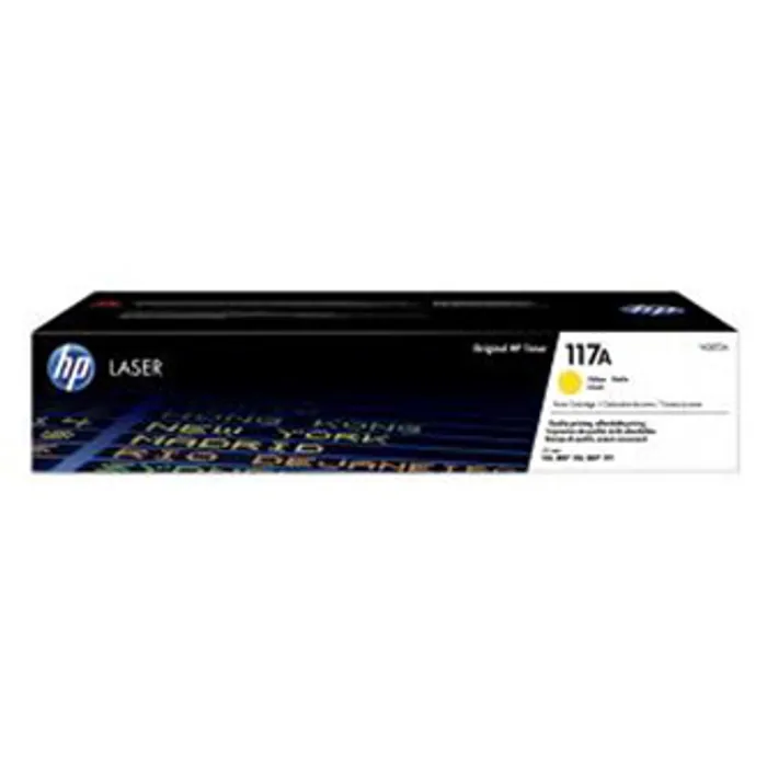 Główne zdjęcie produktu HP originální toner W2072A, yellow, 700str., HP 117A, HP Color Laser 150, MFP 178, MFP 17