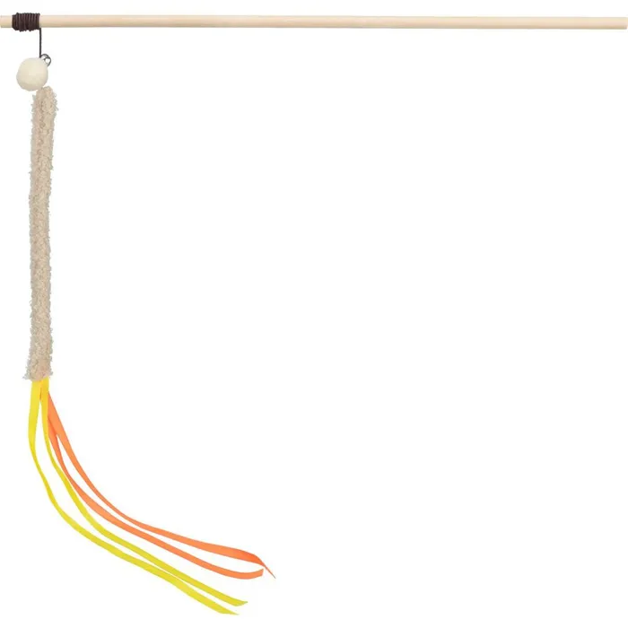 Główne zdjęcie produktu Hrací prut s třásní, plast/plyš, 40 cm