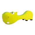 Kucyk leżący - kształt hantli, z dźwiękiem, 22 cm, lateks, zielony, HipHop