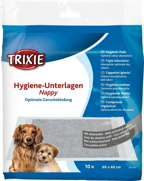 Główne zdjęcie produktu Hygienické podložky s aktivním uhlím 60 x 60 cm, obsah: 10 ks