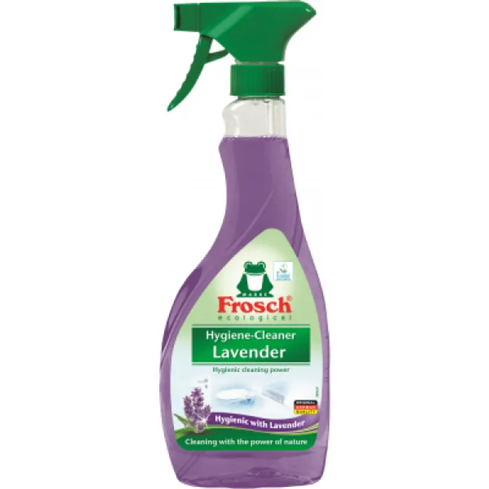 Główne zdjęcie produktu Hygienický čistič "Levandule", s rozprašovačem, 500 ml, EKO, FROSCH