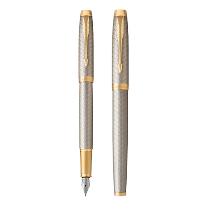 Główne zdjęcie produktu IM Premium Warm Grey GT plnící pero -F- PARKER