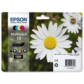 Inkjet cart.multipack pro "XP 30, 102, 202, 205" tiskárny, EPSON B+C+M+Y, 15,1ml