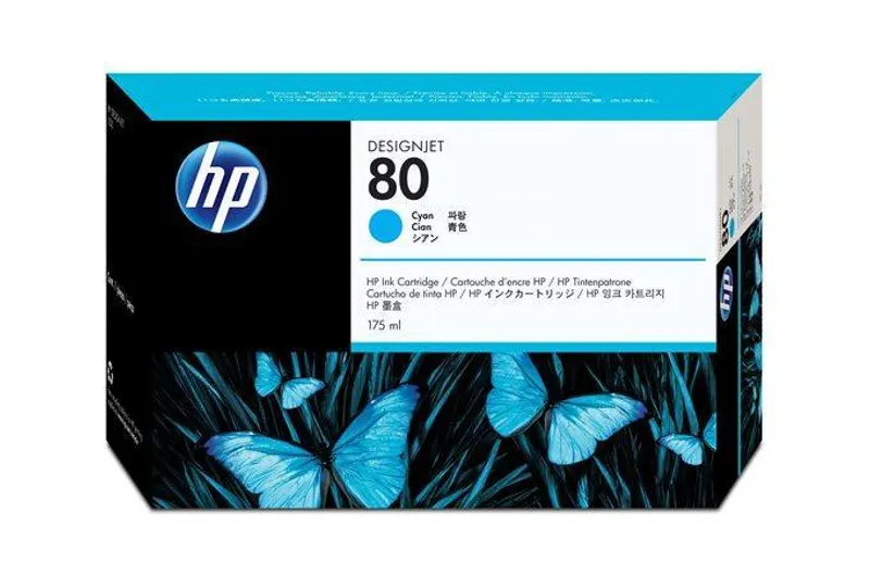 Główne zdjęcie produktu Inkjet cart.pro "DesignJet 1050C, 1055CN" tiskárny, HP "Nr..80" Cyan, 175ml