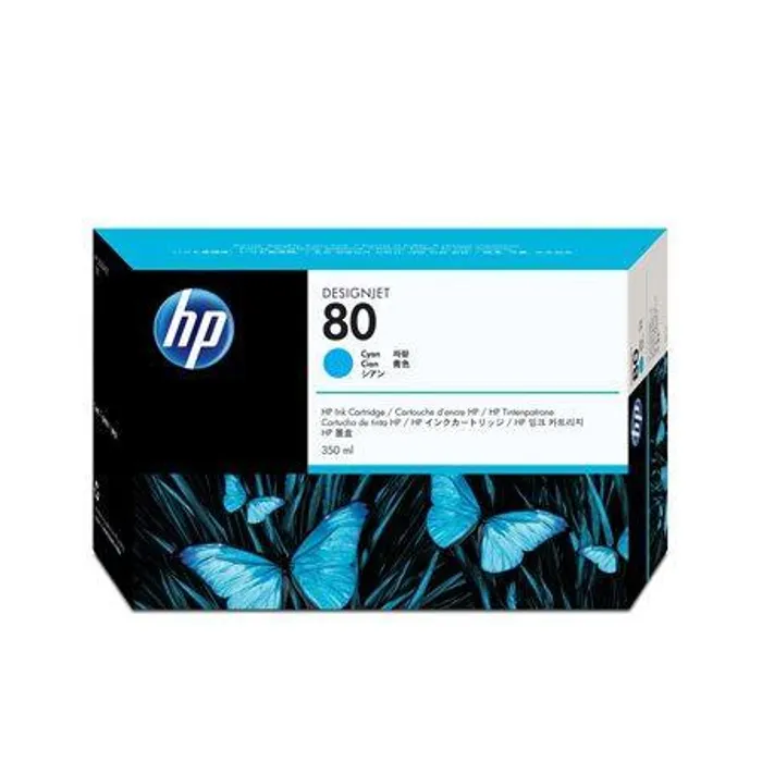 Główne zdjęcie produktu Inkjet cart.pro "DesignJet 1050C, 1055CN" tiskárny, HP "Nr..80" Cyan, 350ml