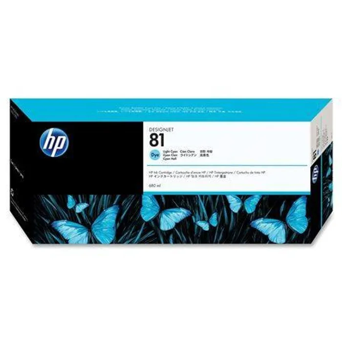 Główne zdjęcie produktu Inkjet cart.pro "DesignJet 5000, 5000ps tiskárny, HP "Nr..81" Světlá Cyan, 680ml