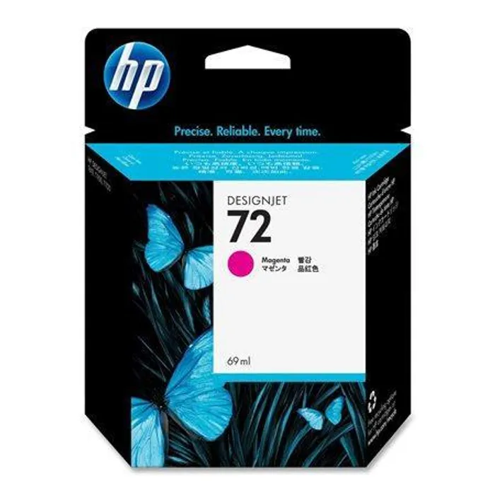 Główne zdjęcie produktu Inkjet cart.pro "DesignJet T610, T640, T1100" tiskárny, HP "Nr.72" Magenta, 69ml