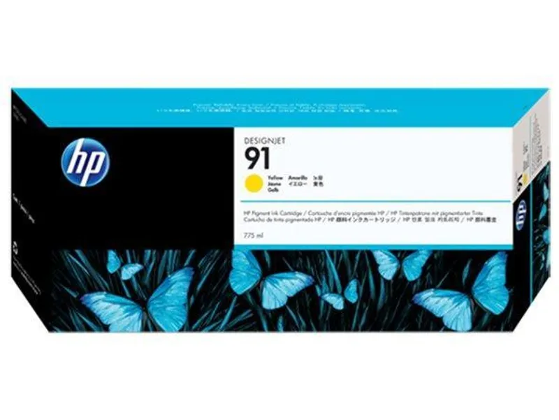 Główne zdjęcie produktu Inkjet cart.pro "DesignJet Z6100, Z6100ps" tiskárny, HP "Nr.91" Žlutá, 775ml