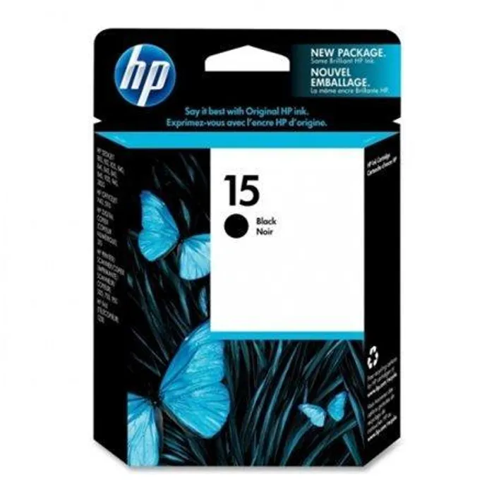 Główne zdjęcie produktu Inkjet cart.pro "DeskJet 810c, 812c, 816" tiskárny, HP "Nr.15" Černá, 25ml
