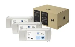 Inkjet cart.pro multipack "DesignJet 4000" tiskárnu, HP "Nr.83" Světlá uv Cyan, 3*680ml