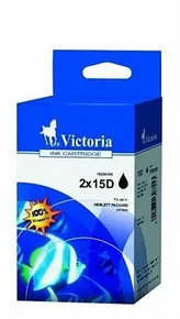 Zestaw atramentowy pro "DeskJet 810c, 812c" do drukarek, VICTORIA Czarny, 2x42ml