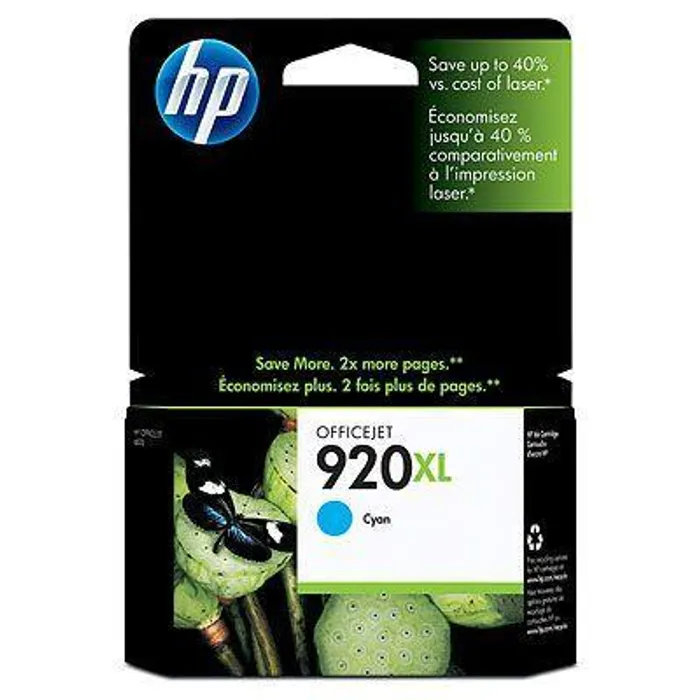 Główne zdjęcie produktu Inkjet cart.pro "OfficeJet 6000, 6500" tiskárny, HP "Nr.920xl" Cyan, 700 stran