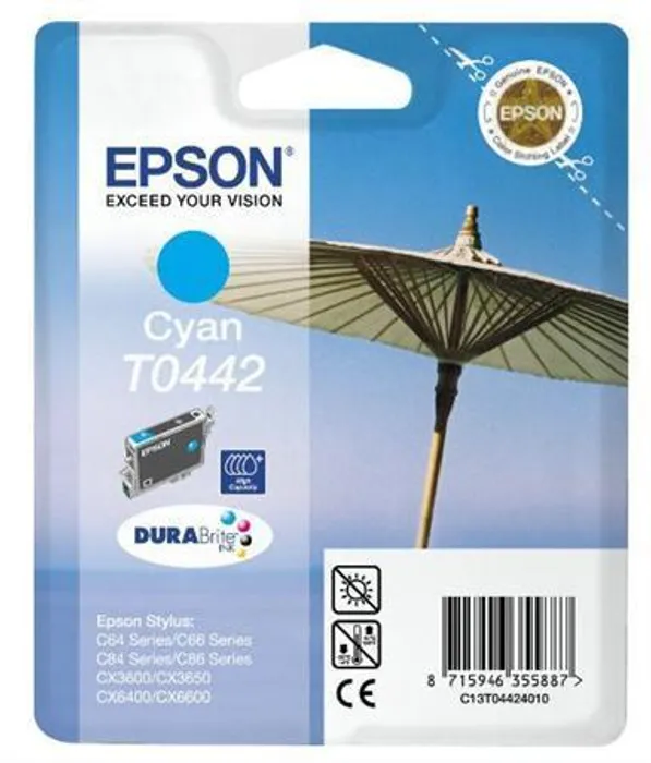 Główne zdjęcie produktu Inkjet cart.pro "Stylus C64, C66, C84" tiskárny, EPSON Cyan, 13ml