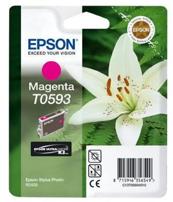 Główne zdjęcie produktu Inkjet cart.pro "StylusPhoto R2400" tiskárnu, EPSON Magenta, 13ml
