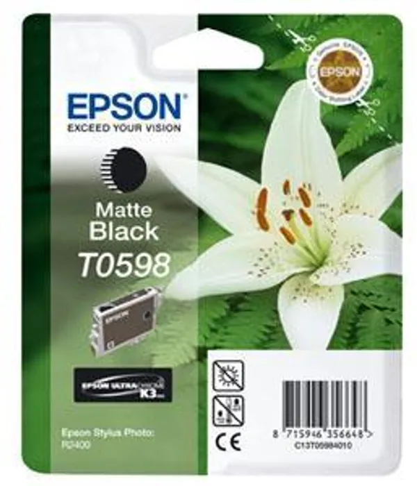Główne zdjęcie produktu Inkjet cart.pro "StylusPhoto R2400" tiskárnu, EPSON Matná černá, 13ml
