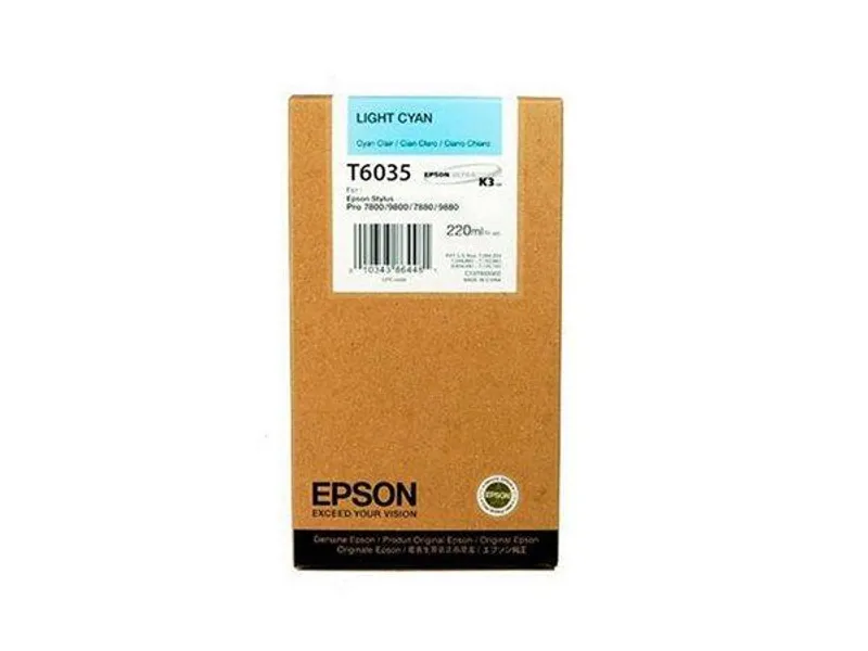 Główne zdjęcie produktu Inkjet cart.pro "StylusPro 7800, 7880" tiskárny, EPSON Světlá Cyan, 220ml