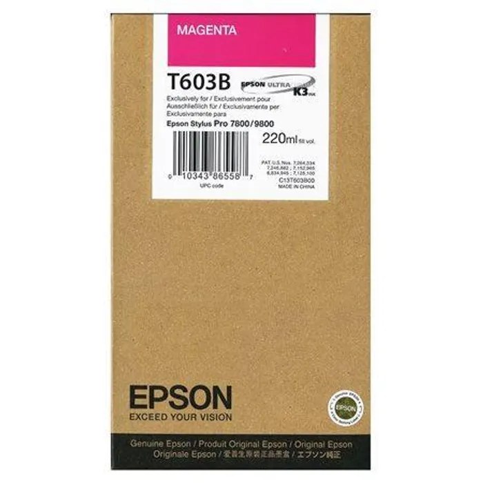 Główne zdjęcie produktu Inkjet cart.pro "StylusPro 7880, 9880" tiskárny, EPSON Magenta, 220ml