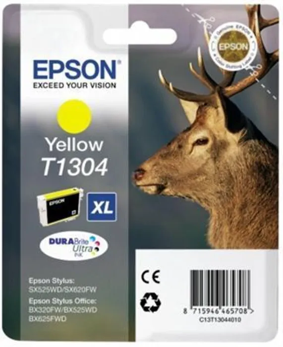 Główne zdjęcie produktu Inkoustová cart. pro tiskárny "Stylus 525WD, SX620FW, BX320FW", EPSON Žlutá, 10,1ml