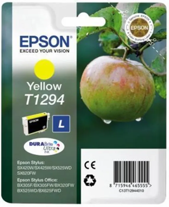 Główne zdjęcie produktu Inkoustová cart. pro tiskárny "Stylus SX420W, SX425W, SX525WD", EPSON Žlutá, 7ml