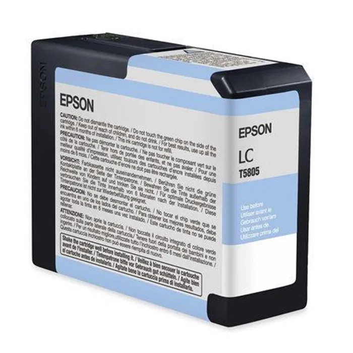 Główne zdjęcie produktu Inkoustová cart. pro tiskárny "StylusPro 3800, 3880", EPSON Světlá Cyan, 80ml