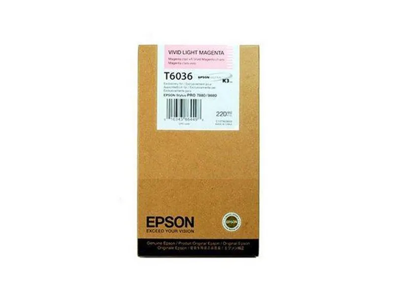 Główne zdjęcie produktu Inkoustová cart. pro tiskárny "StylusPro 7880, 9880", EPSON Vivid Světlá Magenta, 220ml
