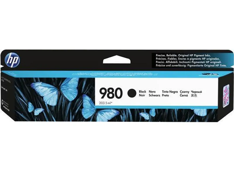 Główne zdjęcie produktu Inkoustová cartridge HP 980, do tiskárny Officejet Enterprise Color X585, X555, černá, 10k