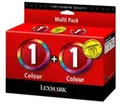 Inkoustová náplň "80D2955B", b+c, 2*113 stránek, pro X2300 tiskárnu, multipack, LEXMARK