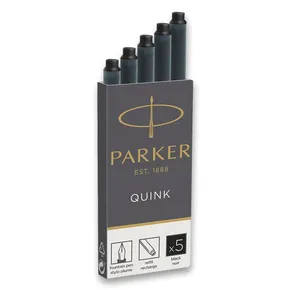 Naboje atramentowe czarne PARKER [5 szt]