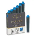 Naboje atramentowe krótkie niebieskie PARKER [6 szt]