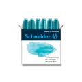 Wkłady atramentowe Schneider, 6 szt. morski niebieski