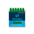 Wkłady atramentowe Schneider, 6 szt. zielone