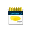 Wkłady atramentowe Schneider, 6 szt. żółte
