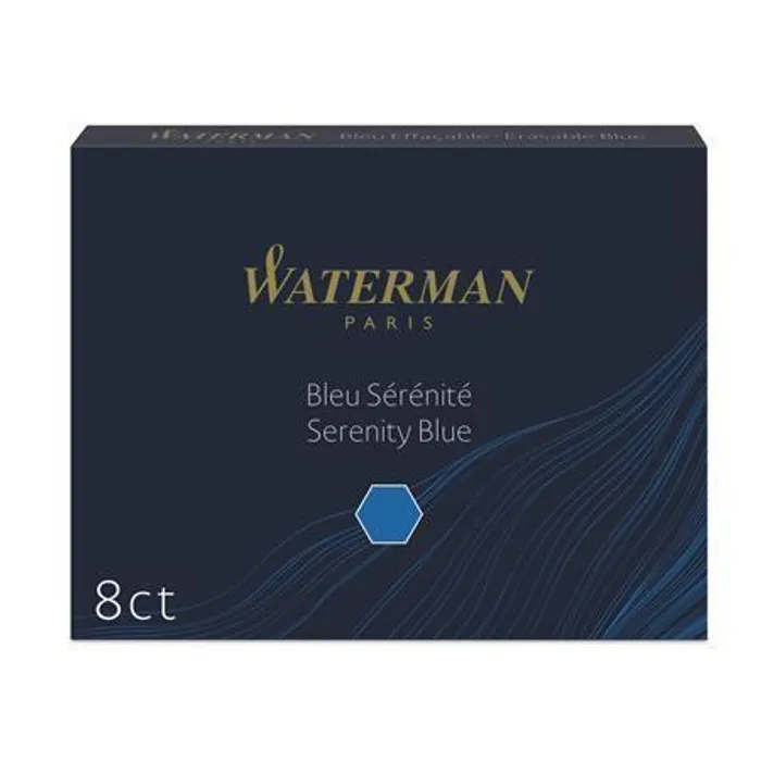 Główne zdjęcie produktu Inkoustové bombičky Waterman standardní tmavě modré
