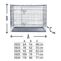Następne zdjęcie produktu Klatka wewnętrzna, ocynkowana, z dnem z tworzywa sztucznego, dł.: 109 x 79 x 71 cm