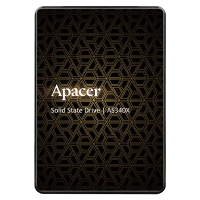 Główne zdjęcie produktu Interní disk SSD 3D NAND Apacer 2.5", SATA III 6Gb/s, 960GB, AS340X, AP960GAS340XC-1, 550