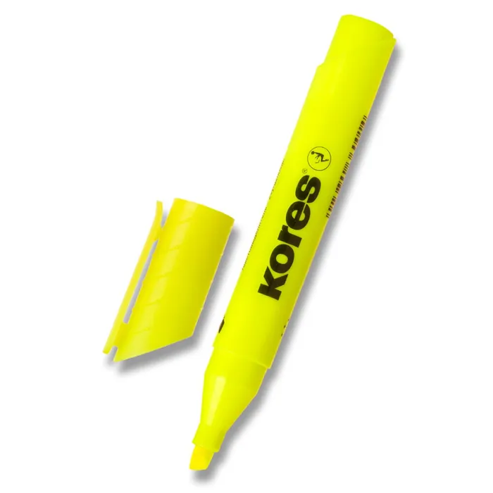 Główne zdjęcie produktu Zvýrazňovač Kores High Liner Plus žlutý 0,5–5 mm